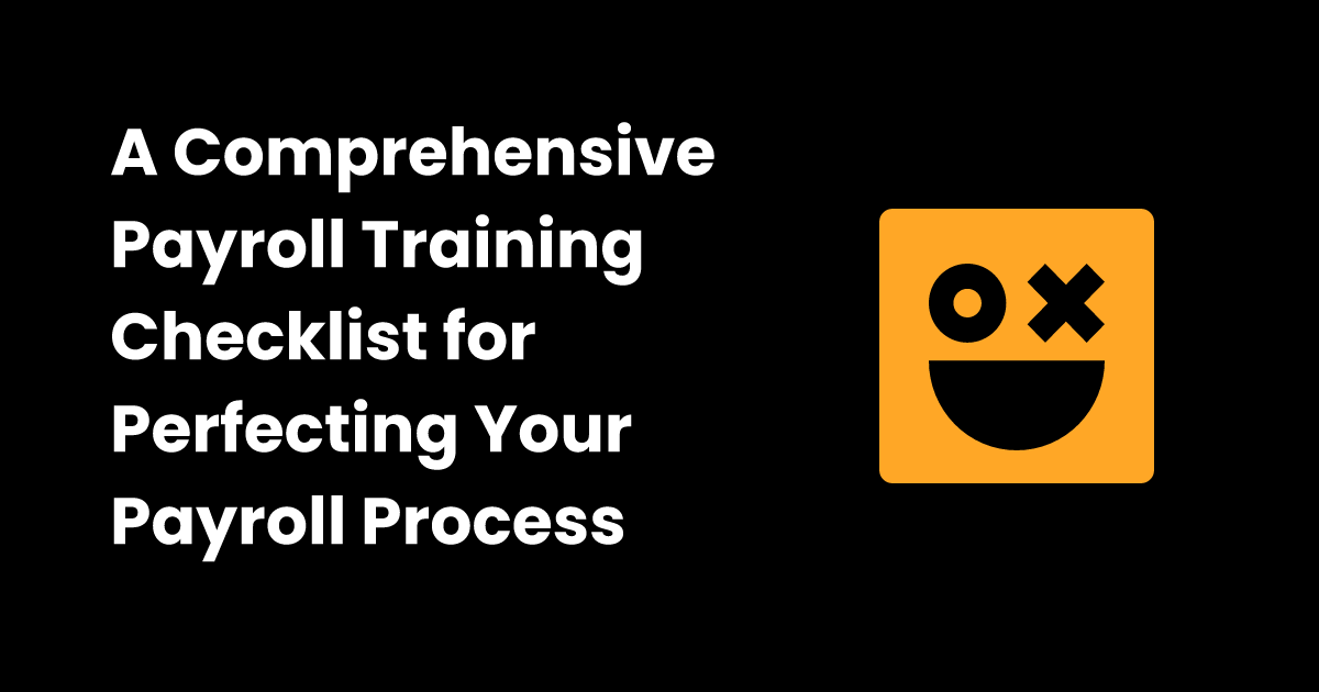 Payroll training checklist