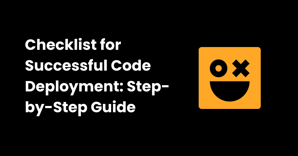 Code deployment checklist | checklist.gg
