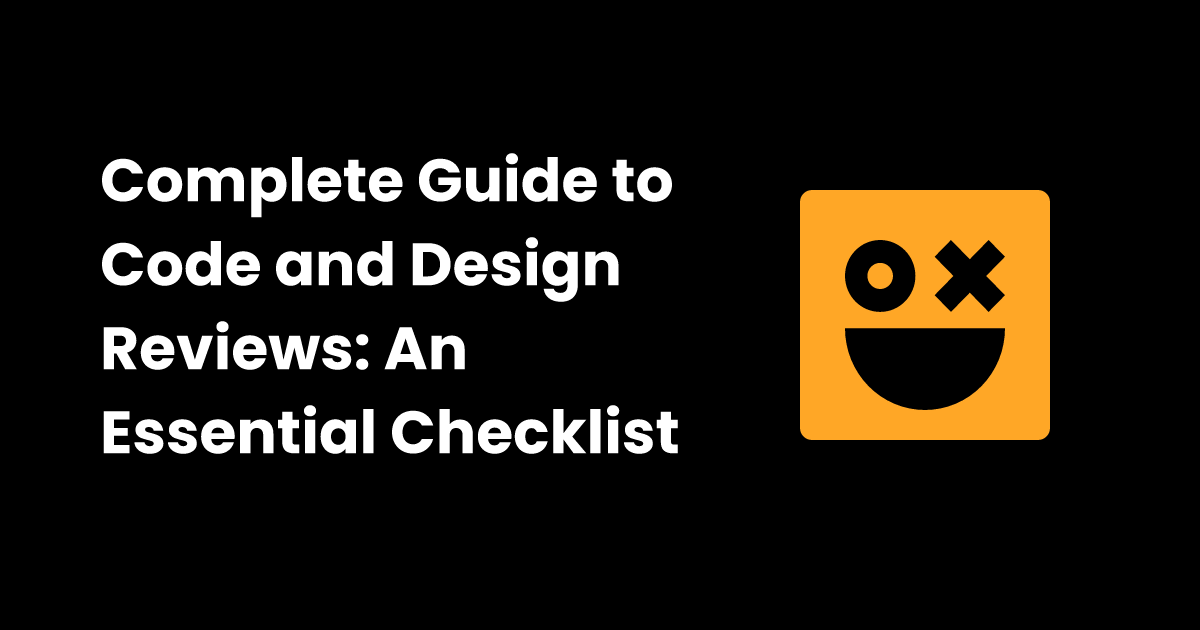 Code and design review checklist | checklist.gg