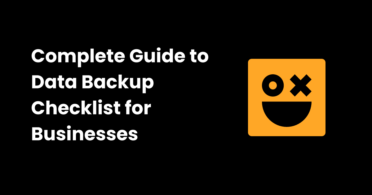Data backup checklist | checklist.gg