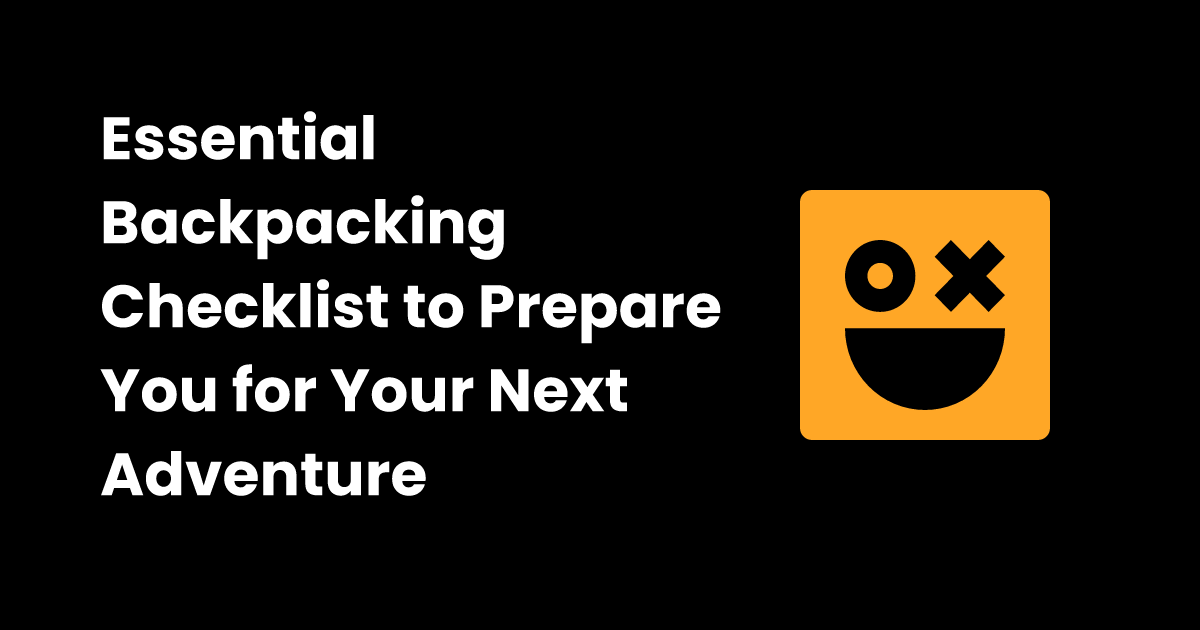 Backpacking checklist checklist.gg