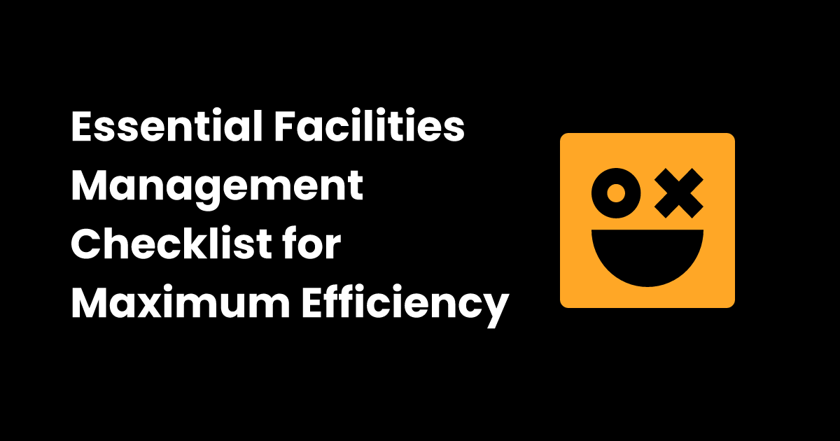 Facilities Management Checklist Checklist Gg