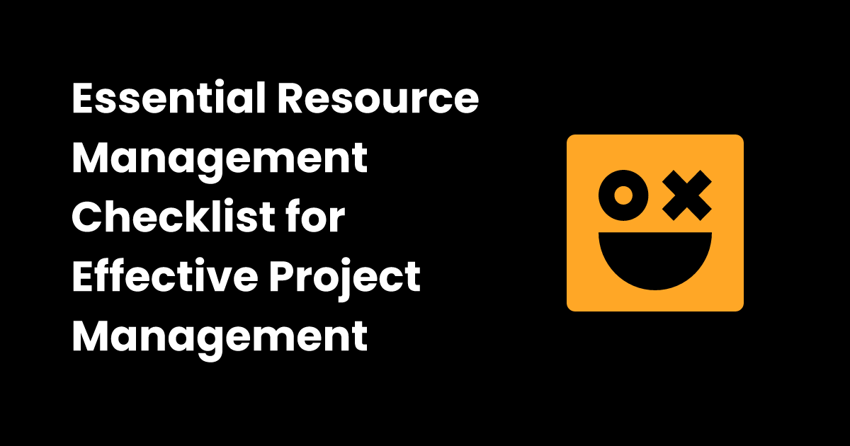 resource-management-checklist