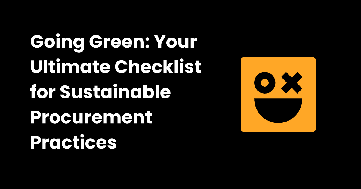 Green Procurement Checklist Checklist Gg