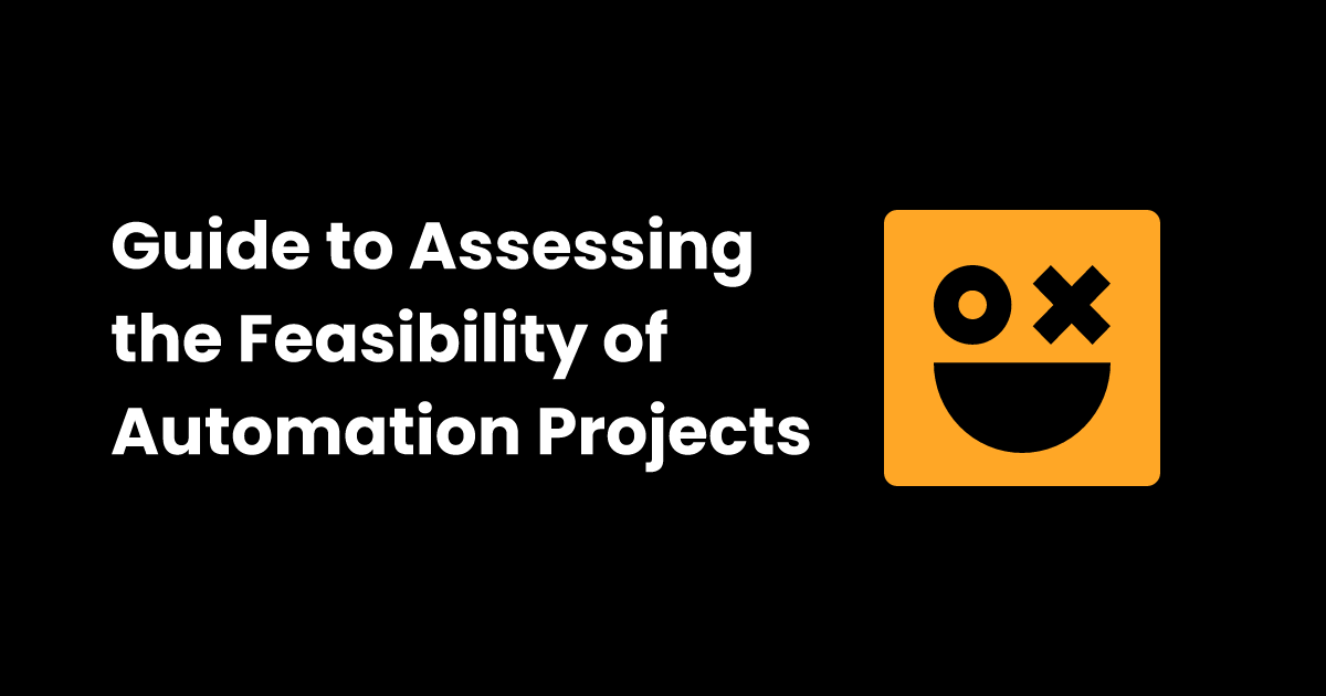 Automation feasibility checklist checklist.gg