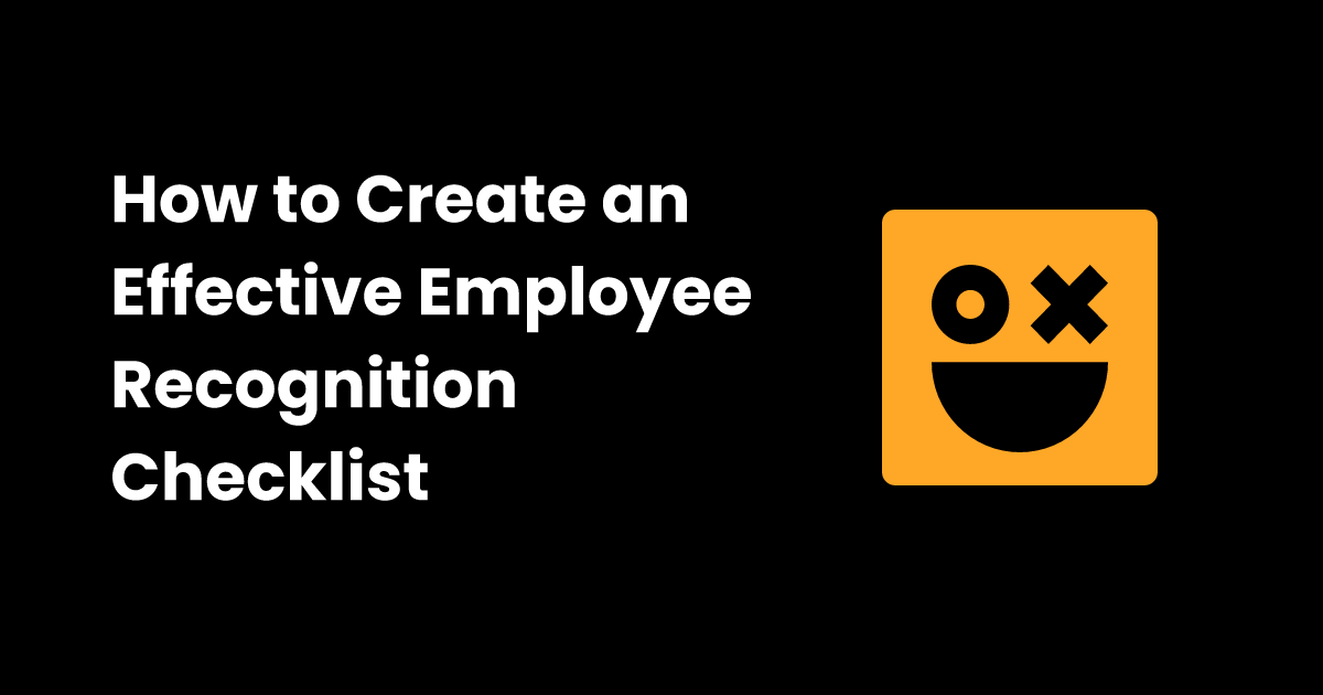 Employee Recognition Checklist Checklistgg