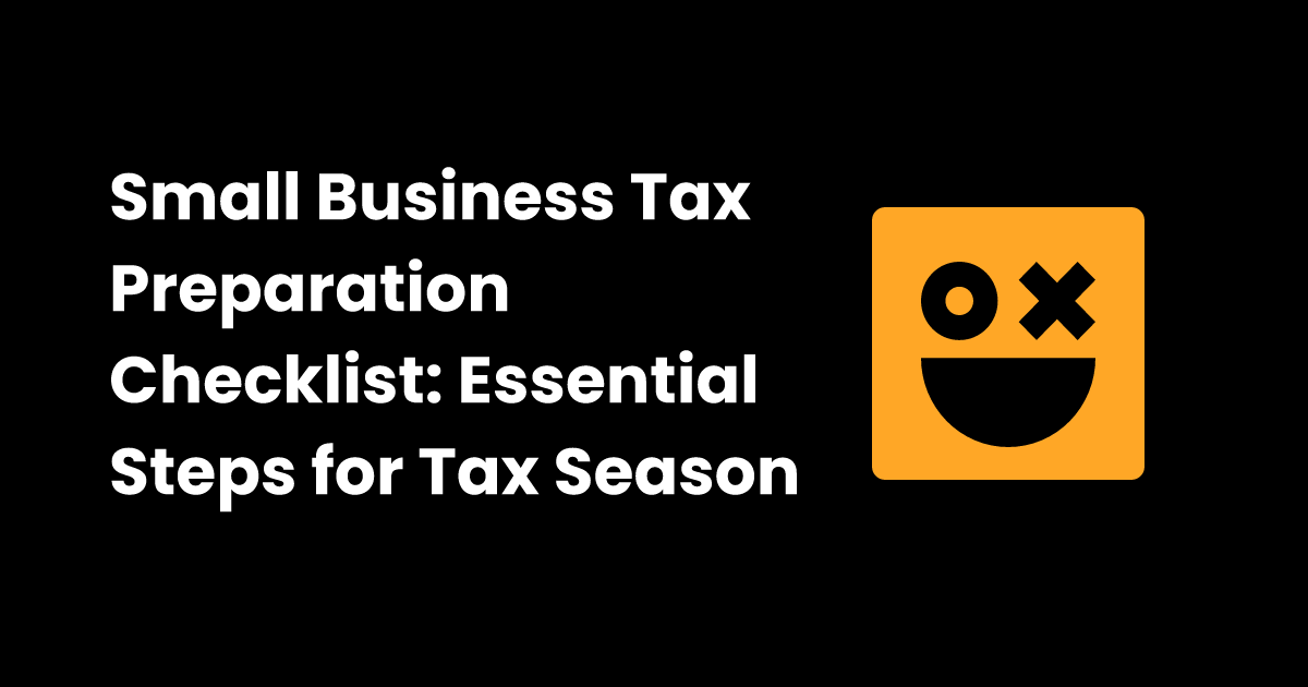 Small business tax preparation checklist