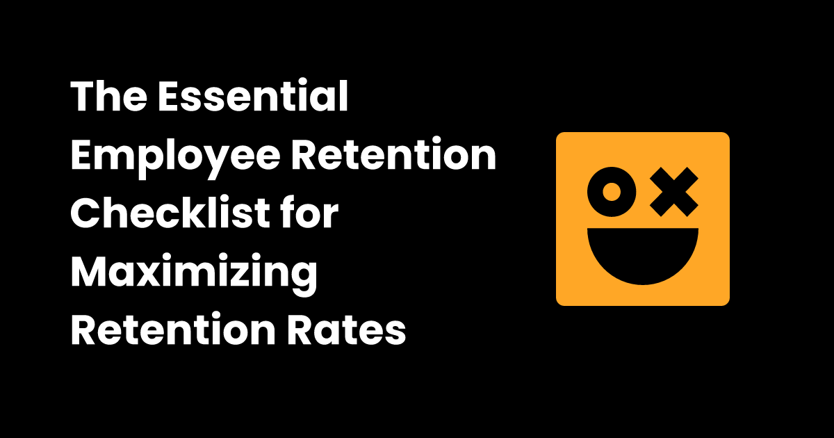 Employee retention checklist